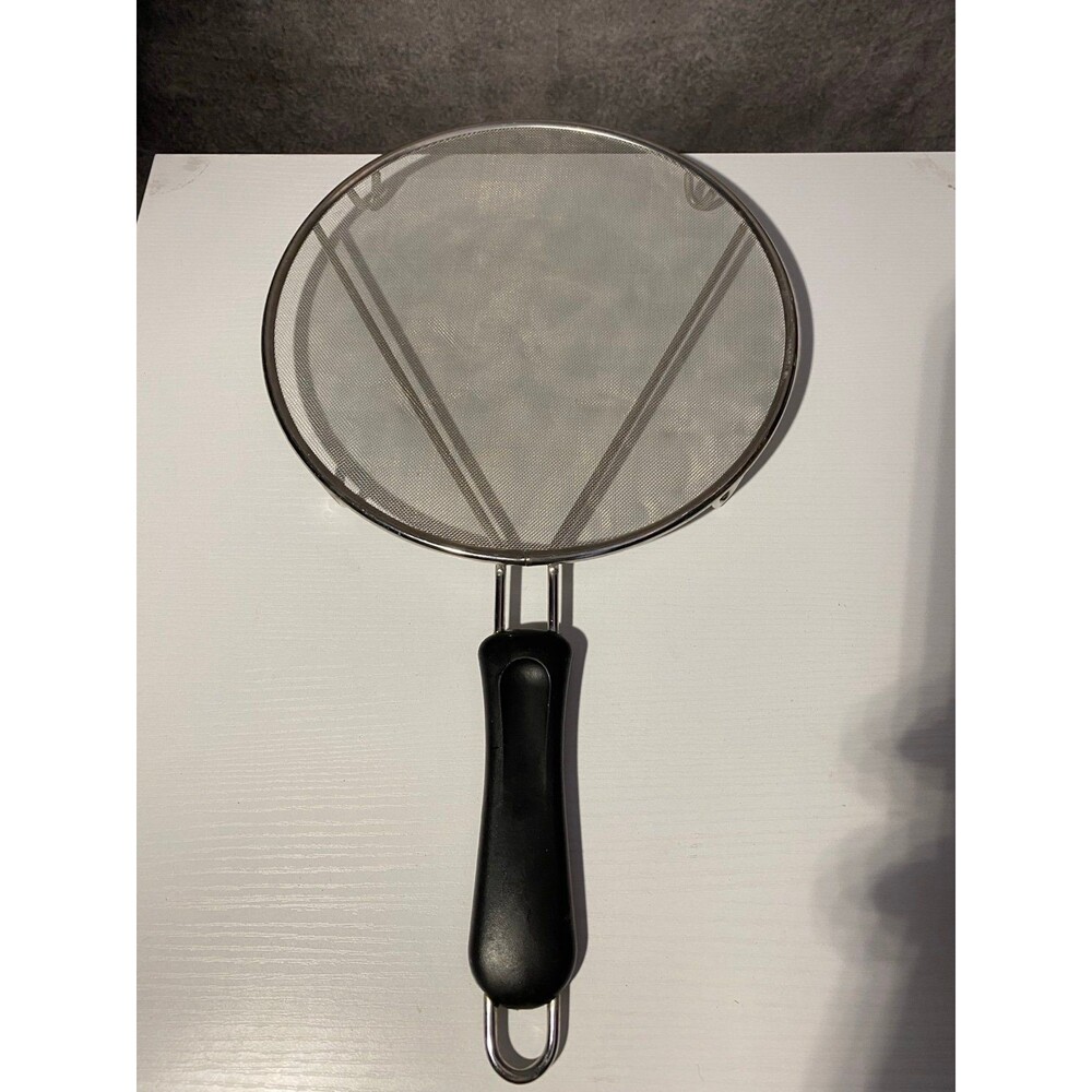 2 Stainless Steel Frying Pan Splatter Screens - 11" & 13" Grease Guards